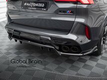 BMW X5M F95 後期 リア ディフューザー スポイラー / リア スプリッター ディフューザー バンパー トリム アンダー エプロン_画像2