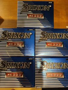 ゴルフボール スリクソン SRIXON ホワイト　トリプルスリー　ad333 新品　5ダース　60球 白 ダンロップ DUNLOP