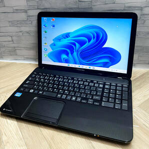 極上品/新型Window11搭載/東芝/爆速Core-i7搭載/カメラ/高速新品SSD512GB/驚異の16GBメモリ/DVD焼き/ブルーレイ/オフィス/ソフト多数！の画像2