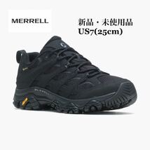 MERRELL メレル MOAB3 モアブ3 GORE-TEX ゴアテックス トリプルブラック メンズ スニーカー US7_画像1