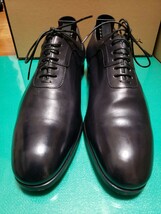 【美品】Santoni　サントーニ　プレーントゥ　ブラック　5ハーフ_画像4