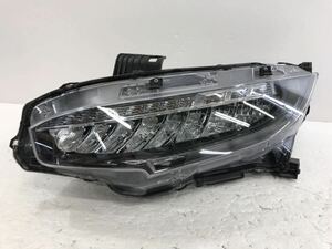 60411 シビック タイプR FK7 FK8 FC1 純正 左 ヘッドライト LED KOITO 100-18661 刻印 J1 ハッチバック