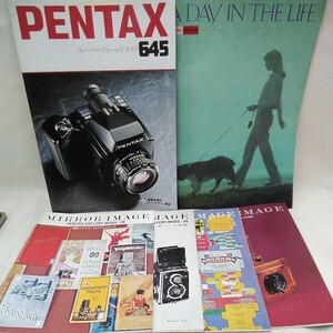 g_t U743 camera catalog Showa Retro Pentax camera catalog [ Pentax camera catalog,6 pcs. set ]