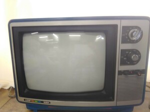 g_t W200 MISUBISHI ELCTRIC color tv (14CP-101PK)* collection * antique * electrical appliances * Showa Retro * Mitsubishi electric 