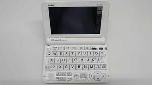 #3589 CASIO カシオ 電子辞書 EX-word XD-G4900 ホワイト 本体のみ 動作未確認　現状保管品