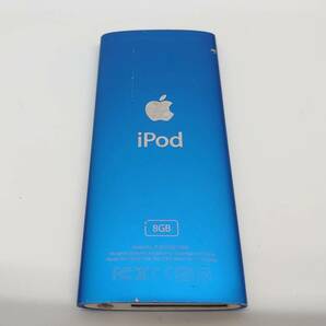 #3370A APPLE アップル 第4世代 iPod nano 8GBブルー / MP3ミニプレーヤー2点 計3点セット iPod 動作未確認 ジャンク MP3未使用付属品付の画像4