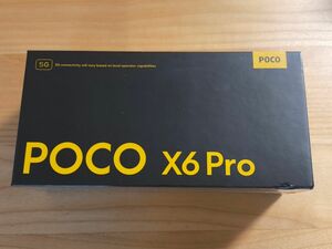新品未開封 POCO X6 PRO ブラック
