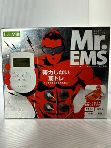 未使用 La-Vie ラヴィ Mr.EMS ミスターイーエムエス 交換用パッド付き 腹筋パッド 筋トレ 低周波 シェイプアップ La-VIE ラヴィ