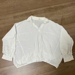 アーバンリサーチ　ブラウス　シャツ　七分袖　白 ホワイト