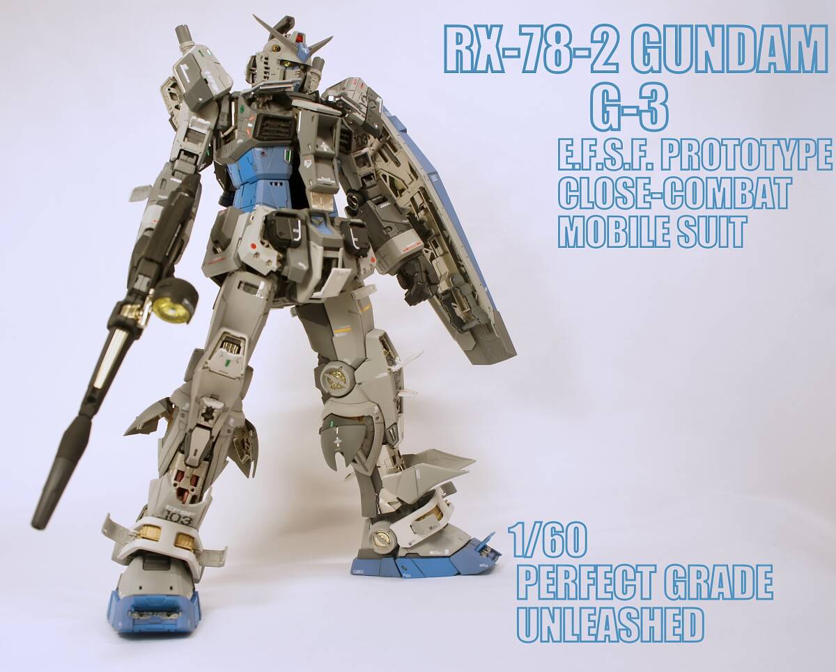 1/60PGUD RX-78-2ガンダム G-3 改修塗装済完成品 PG アムロ, キャラクター, ガンダム, 完成品