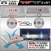 エアコンフィルター 純正同等品 ハスラー MR52S MR92S 活性炭 強力脱臭 95860-74P00 95860-59S00_画像3