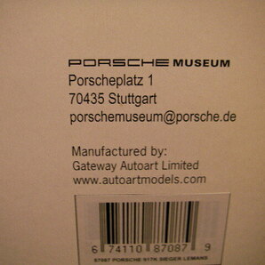 オートアート ポルシェミュージアム  1/18 Porsche 917 LE MANS SIEGER 1970 ルマンの画像3