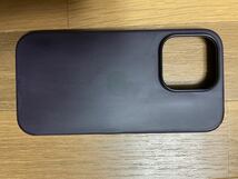 本物保証　中古使用 iphone14 Pro純正 シリコンケース 紫_画像1