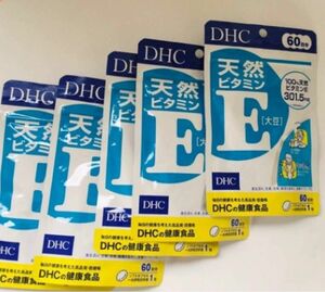 DHC天然ビタミンE60日分×5