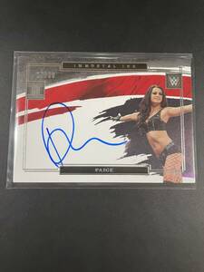 2022 PANINI IMPECCABLE WWE PAIGE IMMORTAL INK 直筆サインカード