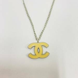 15543/ CHANEL シャネル ココマーク ネックレス シルバー アイボリー レディース ブランド品