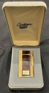 着火未確認 ZIPPO ジッポー ジッポ CONTEMPO コンテンポ ガスライター ライター ケース付き 喫煙グッズ