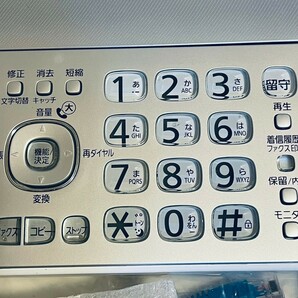 Panasonic FAX電話 KX-PZ310-S 子機2台(1台は未使用品) 動作保証品 ただしインク切れ間近 通話 送受信確認済みの画像2