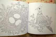 43325/フランス語 塗り絵 ぬり絵絵本 3冊セット 洋書絵本 不思議の国のアリス Coloring Book Inspired by Alice's Adventures Amily Shen_画像8