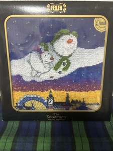 FEILER Feiler SNOWMAN snowman towel handkerchie 