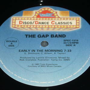 The Gap Band / One Way Featuring Al Hudson / Early In The Morning / Music ～ US / 1988年 / Unidisc SPEC-1319の画像3