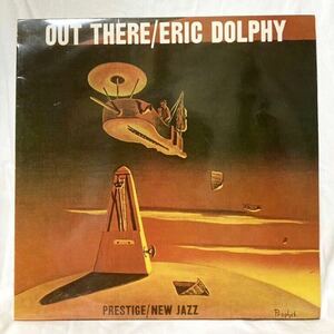 【激レアJapan Early '60s/ペラジャケ】Eric Dolphy OUT THERE /MONO Prestige(MJ-8002) エリック・ドルフィー　Ron Carter Roy Haynes LP