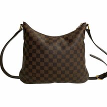 極 美品 希少品 LOUIS VUITTON ルイヴィトン ブルームズベリ PM ダミエ レザー 本革 ミニ ショルダーバッグ ポシェット ブラウン 70116_画像4