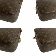 極 美品 LOUIS VUITTON ルイヴィトン スポンティーニ モノグラム レザー 本革 2way ハンドバッグ ショルダーバッグ ブラウン 67690_画像9