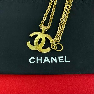  почти не использовался редкий товар kome есть CHANEL Chanel Vintage 94P здесь Mark цепь колье подвеска аксессуары Gold 69817