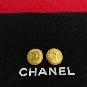 未使用保管品 コメあり 希少品 CHANEL シャネル ヴィンテージ 94P ココマーク モチーフ イヤリング アクセサリー ゴールド 29938