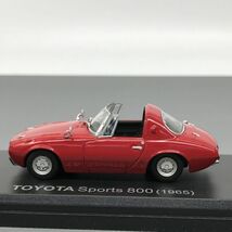 トヨタ スポーツ 800 1965 1/43 国産名車 コレクション アシェット Toyota Sports_画像5