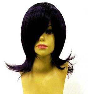 * sale * free shipping * immediate payment possibility * heat-resisting * prompt decision full wig Short purple / purple D5