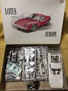 CROWN モーター駆動 LOTUS ロータス EUROPE ヨーロッパ プラモデル 廃盤 車 絶版 年物 665