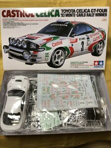 TAMIYA 田宮 TOYOTA 豊田 トヨタ カストロール CASTROL CELICA モンテカルロ ラリー GT-FOUR プラモデル 廃盤 車 絶版 年物 660