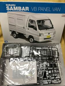 AOSHIMA 青島 SUBARU スバル SAMBAR VB PANEL VAN 2 プラモデル 廃盤 車 絶版 年物 765