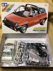 TAMIYA 田宮 HONDA 本田 ホンダ CABRIOLET カブリオレ CITY 2 プラモデル 廃盤 車 絶版 年物 742