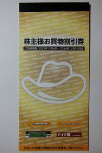 イエローハット 株主優待　お買物割引券　3000円分　有効期限2024年12月31日 【1600円即決】 