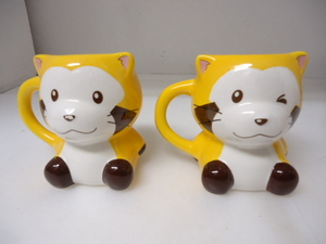  Rascal the Raccoon *da ikatto mug 2 point set character mug ( translation have )