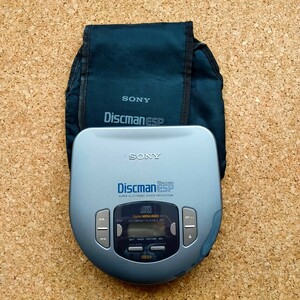 【ジャンク/通電確認済み】SONY Discman ソニー ディスクマン ポータブルCDプレーヤー　D-365