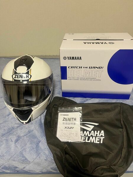 ヤマハ バイクヘルメット システム YJ-21 ZENITH サンバイザーモデル グラフィック パールホワイト XLサイズ
