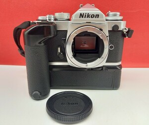 ■防湿庫保管品 Nikon FM3A ボディ 動作確認済 シャッター、露出計OK フィルム一眼レフカメラ MD-12 ニコン