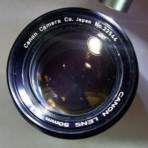 ■ Canon MODEL Vt de luxe ボディ 50mm F1.2 レンズ フィルムカメラ レンジファインダー 動作確認済 シャッターOK キャノンの画像9