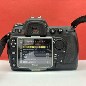 ◆ Nikon D300 デジタル一眼レフカメラ ボディ シャッター、フラッシュOK バッテリー、充電器付属 ニコンの画像3