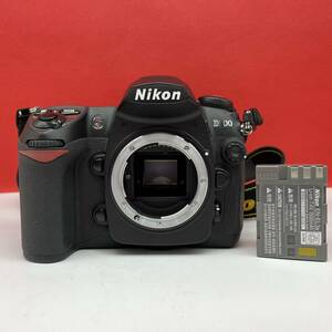 □ Nikon D200 デジタル一眼レフカメラ ボディ 動作確認済 シャッター、フラッシュOK EN-EL3e バッテリー ニコン