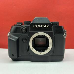 ◆ CONTAX AX フィルムカメラ 一眼レフカメラ ボディ シャッター、露出計OK コンタックス