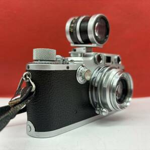 ◆ Leica Ⅲc 3C レンジファインダー SERENAR F3.2 35mm レンズ 動作確認済 ファインダー シャッターOK 付属品 ライカの画像4
