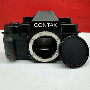 ▲ CONTAX ST ボディ 一眼レフ フィルムカメラ 動作確認済 シャッター、露出計OK 現状品 コンタックス