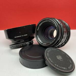 □ PENTAX Super-Multi-Coated TAKUMAR/6×7 F2.8/90 カメラレンズ 中判 マニュアル F2.4/105mm レンズフード ペンタックス