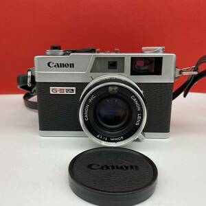 □ Canon G-III QL Canonet QL17 フィルムカメラ レンジファインダー 40mm F1.7 動作確認済 露出計OK 現状品 キャノン 