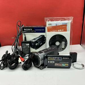 ◆ SONY HDR-CX550V デジタルビデオカメラ ハンディカム HDビデオカメラレコーダー 1.8/3.8-38 通電OK 簡易動作確認済 ソニー